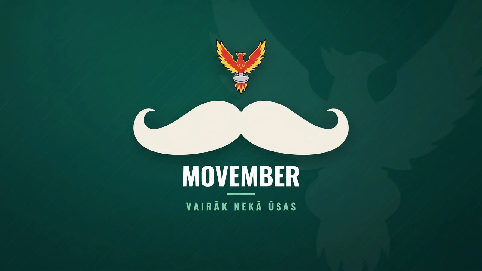 Movember: vairāk nekā ūsas