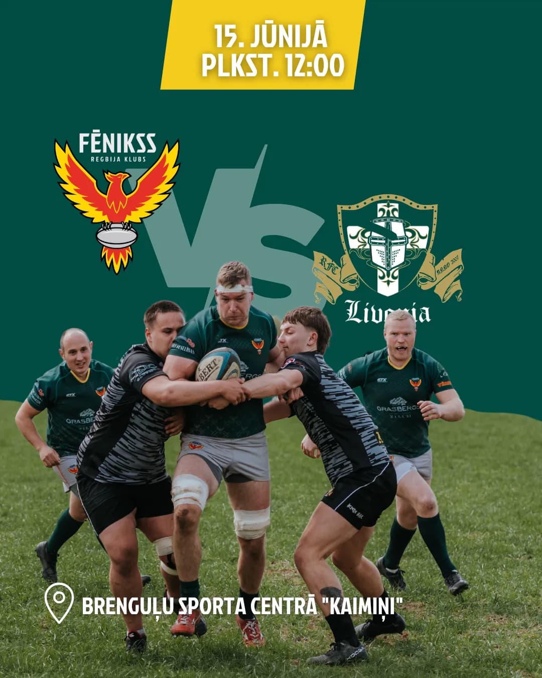 Fēnikss savā laukumā uzņems Regbija klubu no Garkalnes Livonija